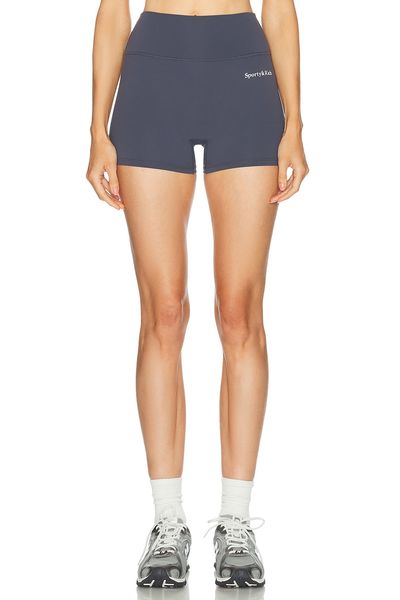Sporty & Rich Sporty & Rich Serif Logo Mini Biker Short
