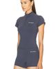 Sporty & Rich Sporty & Rich Serif Logo Sports Quarter Zip Top - 2