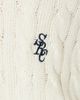 Sporty & Rich Sporty & Rich Signature Logo Cable Sweater - 5