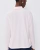 Sporty & Rich Sporty & Rich Signature Logo Easy Polo Clear Pink/Mist/White White - 4