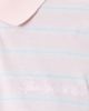 Sporty & Rich Sporty & Rich Signature Logo Easy Polo Clear Pink/Mist/White White - 6