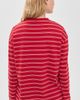 Sporty & Rich Sporty & Rich Signature Logo Easy Tee Ruby/White - 4