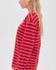 Sporty & Rich Sporty & Rich Signature Logo Easy Tee Ruby/White - 5