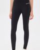 Sporty & Rich Sporty & Rich Signature Logo Leggings Black White - 2