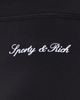 Sporty & Rich Sporty & Rich Signature Logo Leggings Black White - 6