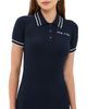 Sporty & Rich Sporty & Rich Signature Logo Mini Cable Knit Dress Dark Navy/White White - 1