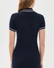 Sporty & Rich Sporty & Rich Signature Logo Mini Cable Knit Dress Dark Navy/White White - 3