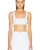 Sporty & Rich Sporty & Rich Signature Logo Ribbed Bralette - 1