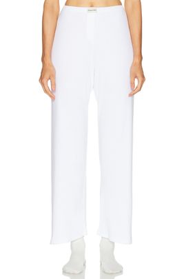 Sporty & Rich Sporty & Rich Signature Logo Ribbed House Pant