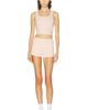 Sporty & Rich Sporty & Rich Signature Logo Ribbed House Short - 5