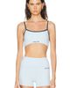 Sporty & Rich Sporty & Rich Signature Logo Sports Bra - 1