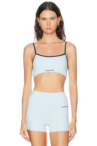 Sporty & Rich Sporty & Rich Signature Logo Sports Bra
