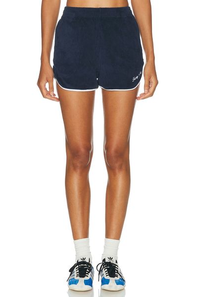 Sporty & Rich Sporty & Rich Signature Logo Terry Short
