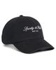 Sporty & Rich Sporty & Rich Signature NY Hat Faded Black White One - 1