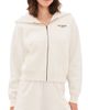 Sporty & Rich Sporty & Rich SR Sport Embroidered Zip Hoodie Ecru Cioco - 1