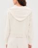 Sporty & Rich Sporty & Rich SR Sport Embroidered Zip Hoodie Ecru Cioco - 3