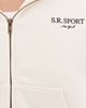 Sporty & Rich Sporty & Rich SR Sport Embroidered Zip Hoodie Ecru Cioco - 6