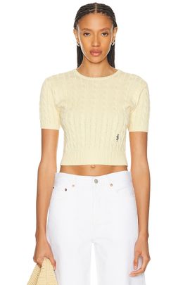 Sporty & Rich Sporty & Rich SRC Cotton Cableknit Sweater