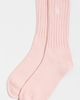 Sporty & Rich Sporty & Rich SRC Rib Socks Clear Pink White One - 2