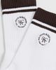 Sporty & Rich Sporty & Rich SRHWC Socks White/Chocolate One - 3