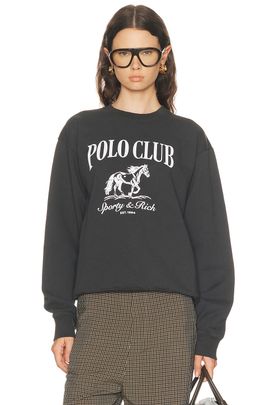 Sporty & Rich Sporty & Rich Stallion Crewneck Sweatshirt