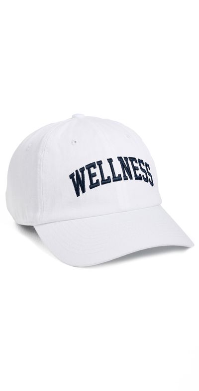 Sporty & Rich Sporty & Rich Wellness Ivy Hat White Navy One