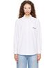 Sporty & Rich Sporty & Rich White Signature NY Oversized Shirt - 1