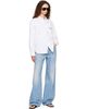 Sporty & Rich Sporty & Rich White Signature NY Oversized Shirt - 4