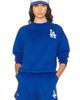 Sporty & Rich Sporty & Rich x Dodgers LA Serif Crewneck Sweatshirt - 1