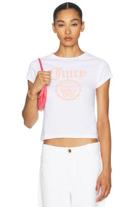 Sporty & Rich Sporty & Rich x Juicy Couture Emblem Essentials Tee