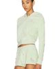 Sporty & Rich Sporty & Rich x Juicy Couture Script Velour Zip Hoodie - 2