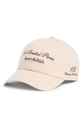 Sporty & Rich Sporty & Rich x Le Bristol Paris Faubourg Baseball Cap