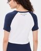 Sporty & Rich Sporty & Rich Yankees Arch Baby Baseball Tee White/Dark Navy - 3