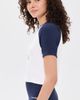 Sporty & Rich Sporty & Rich Yankees Arch Baby Baseball Tee White/Dark Navy - 4