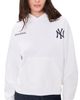 Sporty & Rich Sporty & Rich Yankees Curve Hoodie White/Dark Navy - 1