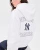 Sporty & Rich Sporty & Rich Yankees Curve Hoodie White/Dark Navy - 3