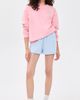 Sporty & Rich Sporty & Rich Yankees Krystal Crew Neck Sweatshirt Candy/White - 5