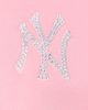 Sporty & Rich Sporty & Rich Yankees Krystal Crew Neck Sweatshirt Candy/White - 6