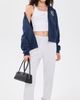 Sporty & Rich Sporty & Rich Yankees Krystal Zip Hoodie Dark Navy/White - 5