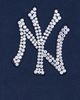 Sporty & Rich Sporty & Rich Yankees Krystal Zip Hoodie Dark Navy/White - 6