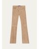 SPRWMN 5 Pocket Mid-Rise Suede Flared Pants - 1