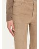 SPRWMN 5 Pocket Mid-Rise Suede Flared Pants - 5