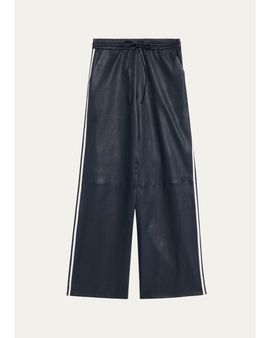 SPRWMN Baggy Athletic Leather Pants