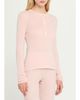 SPRWMN Ribbed-Knit Cashmere Henley Top - 4