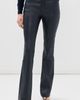 SPRWMN SPRWMN 5 Pocket Micro Flare Leather Pants Marine - 2