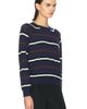 SPRWMN SPRWMN Cashmere Long Sleeve Striped Raglan Tee - 2