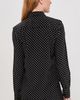 SPRWMN SPRWMN Fitted Silk Button Down Shirt Black Polka Dot - 3