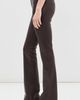 SPRWMN SPRWMN Gia Lambskin Leather Micro Flare Pants Cafe - 4
