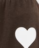 SPRWMN SPRWMN Heart Sweatpants Americano/White - 6