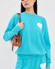 SPRWMN SPRWMN Heart Sweatshirt Aquamarine - 2